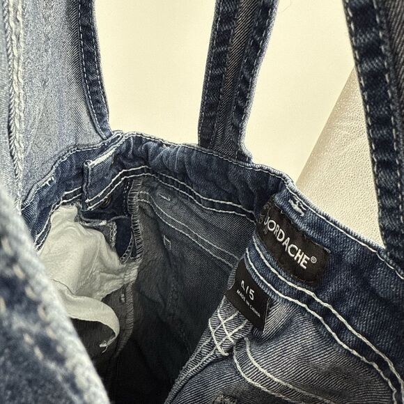 Jordache Girls Kids Overall Bibs Colorful Patches Size 4/5 - Picture 8 of 10